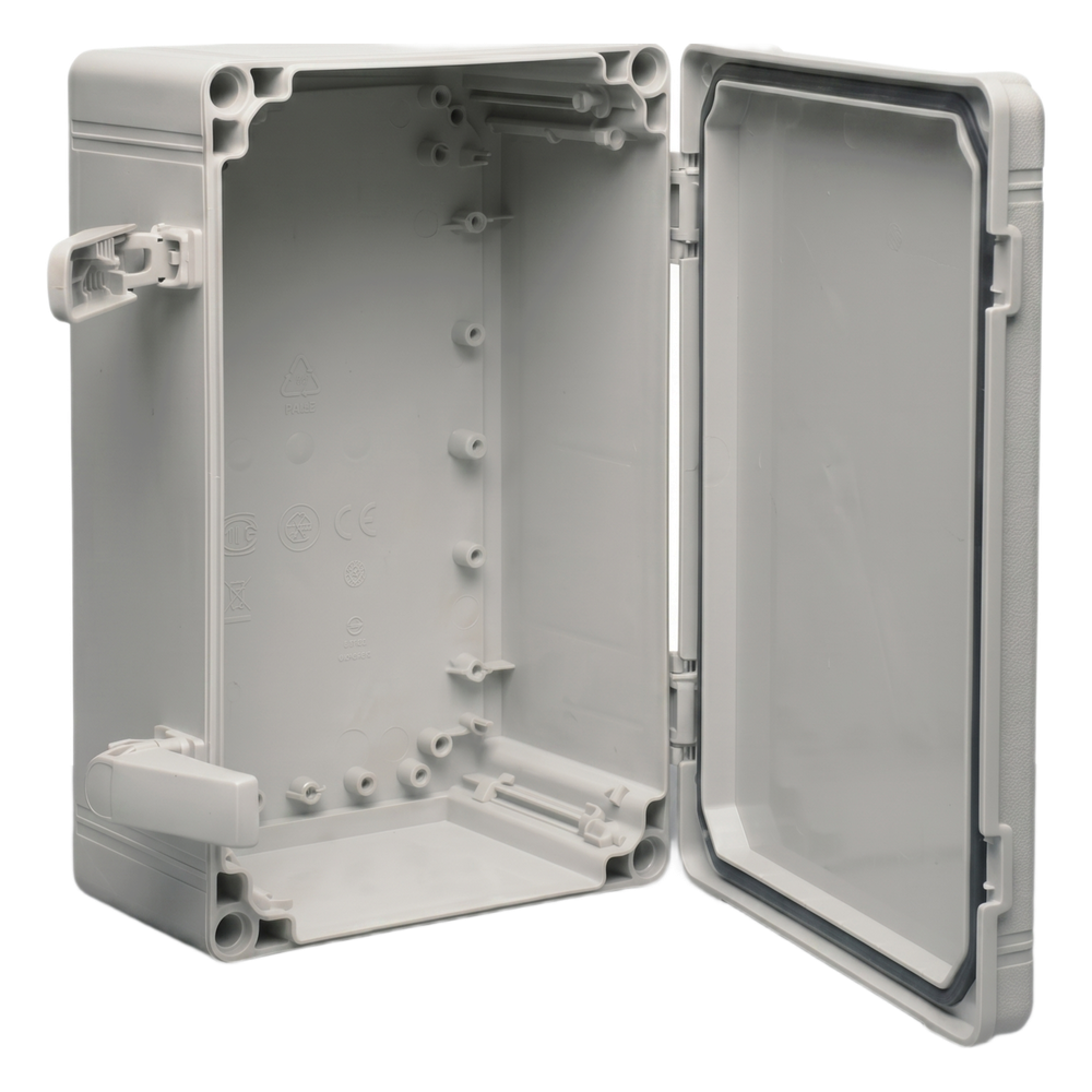 Gabinete 200 x 200 x 180 mm, IP66, gris