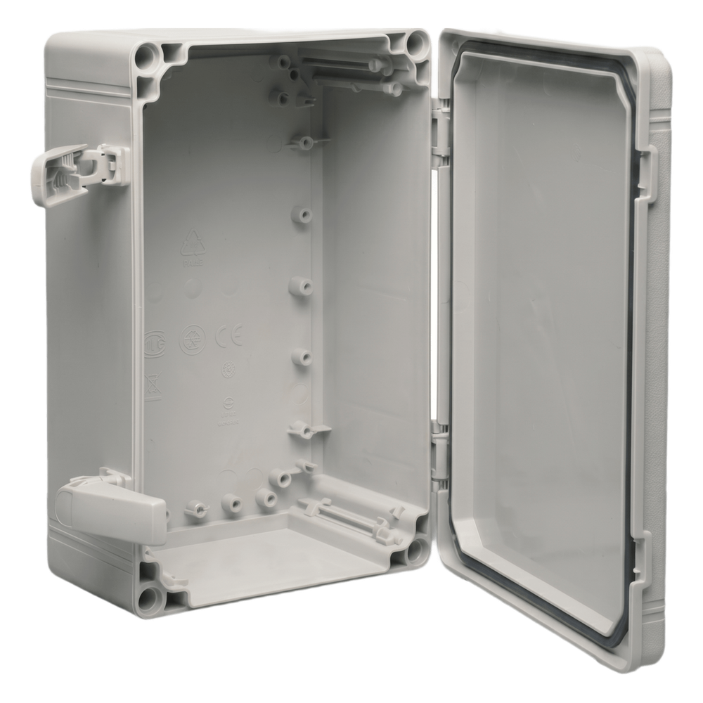 Gabinete 600 x 400 x 180 mm, IP66, gris