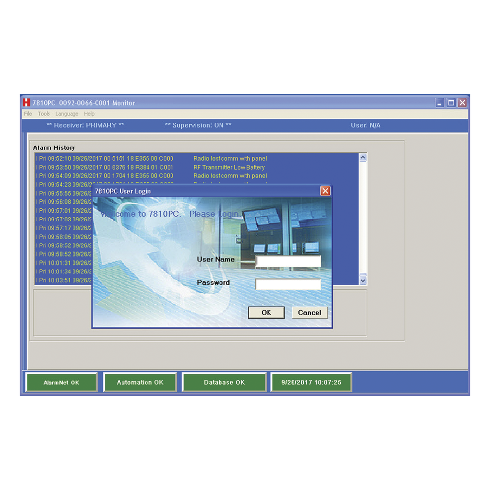 [7810PC-AM] Software de recepción de alarmas vía IP o celular sin IP fija ni DDNS