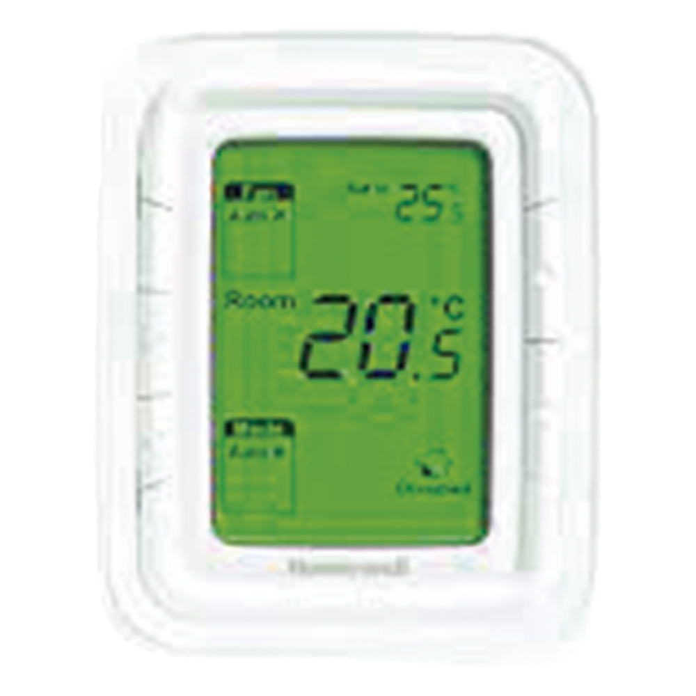 [T6861V2WG] Termostato digital para fan & coil de 2 / 4 tubos, vertical, 220 VCA, ventilador de 3 velocidades y control de válvula