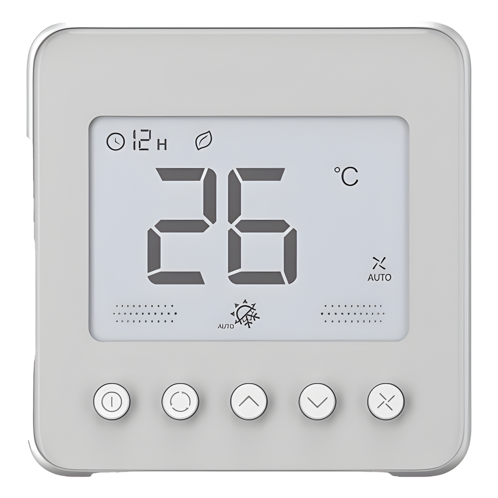 Termostato digital para fan coil de 2