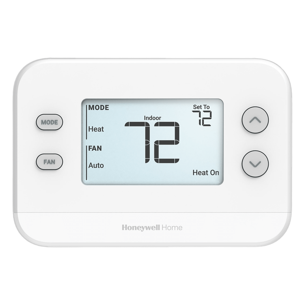 [TH1110U4000/U] Termostato no programable de una etapa 1H / 1C con placa de montaje UWP, serie FocusPRO N100