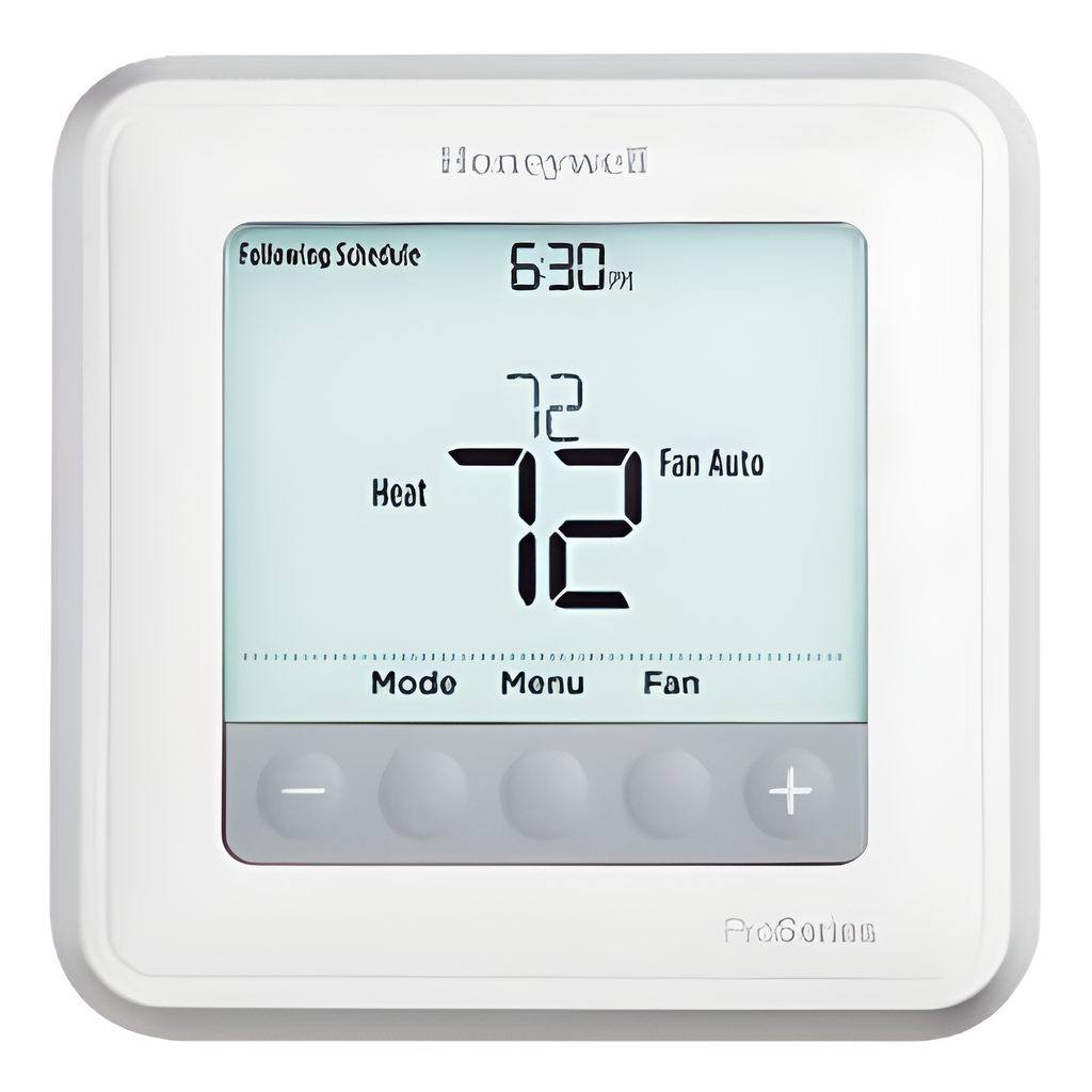 [TH6210U2001/U] Termostato programable para bombas de calor de hasta 2 etapas calor / 1 frío o sistemas convencionales de 1 calor / 1 frío, serie T6 Pro