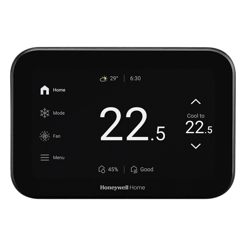 Termostato inteligente con pantalla táctil de 5 pulgadas 5", negro
