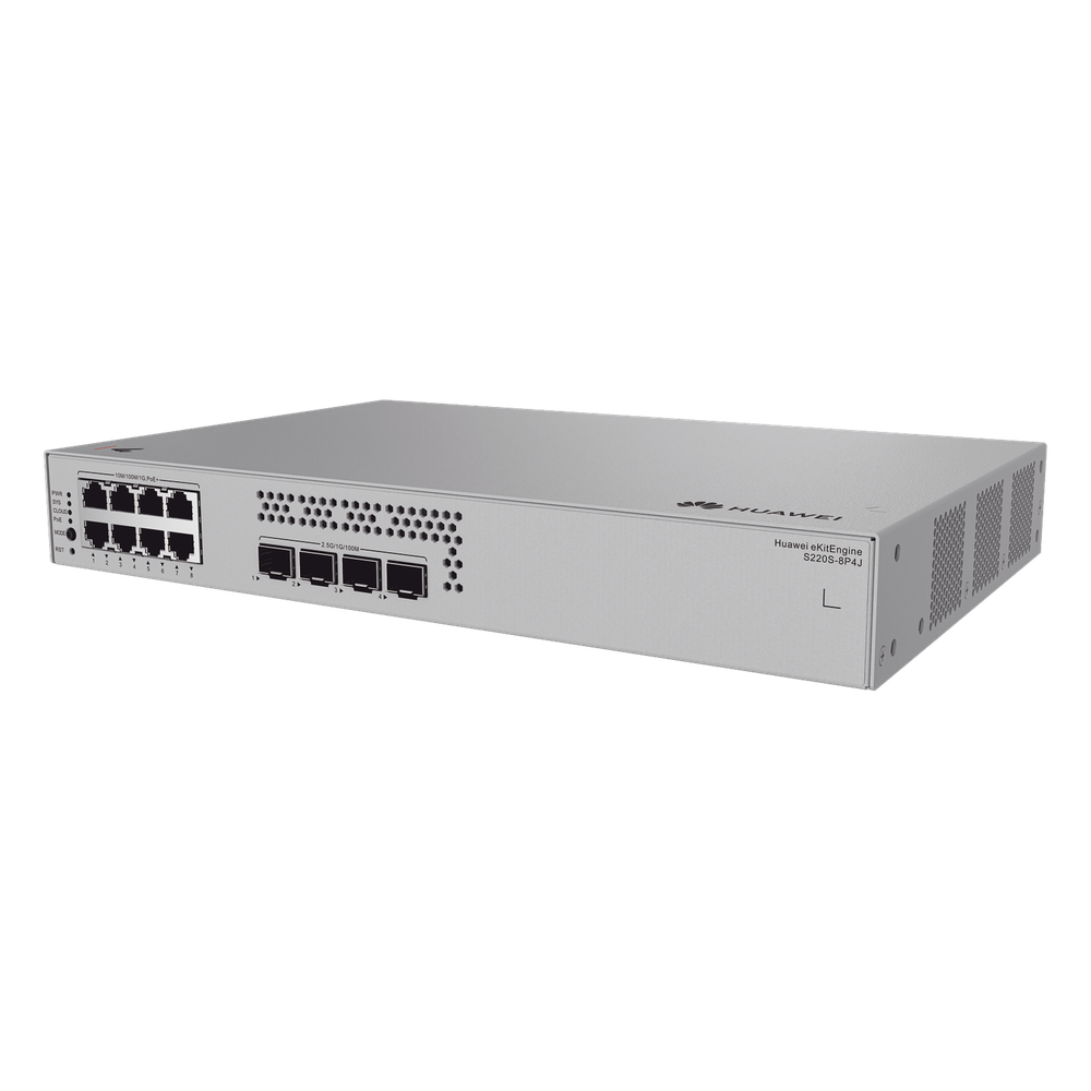 Switch administrable 8 puertos, PoE, Gigabit, capa 2, 128 W