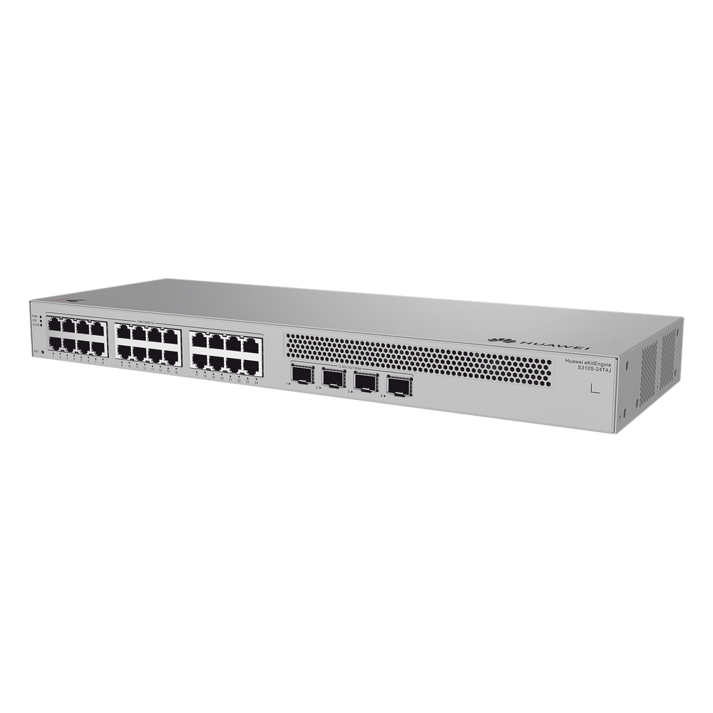 Switch de Acceso Gigabit Administrable Capa 2+ / 24 puertos 10 / 100 / 1000 Mbps / 4 Puertos 2.5GE SFP Uplink / ERPS / Rutas Estáticas / Administración Nube Gratis