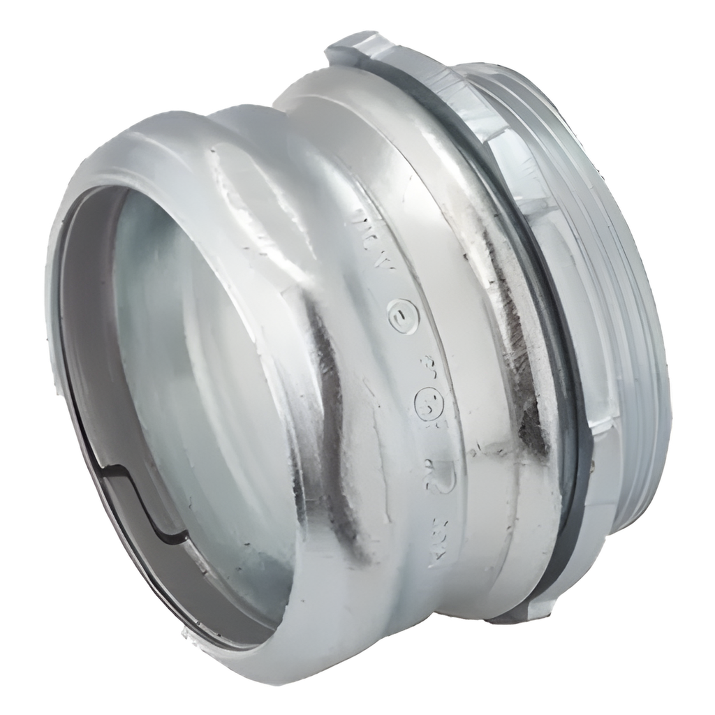 Conector de Compresión de acero galvanizado para pared Delgada 2"