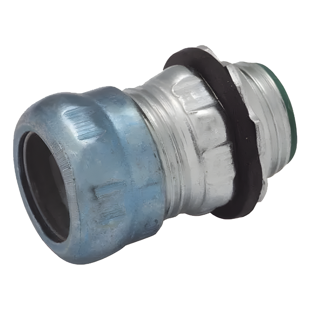 Conector de Compresión Impermeable aislado de acero galvanizado 3/4"