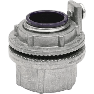 Conector Meyers de Aluminio de 2" con tornillo de puesta