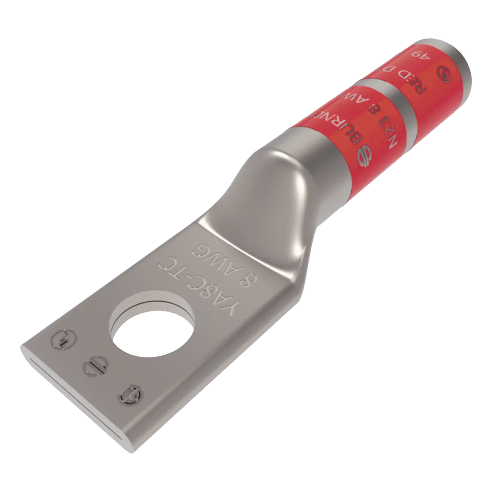 [HUB-YA8-CTC-14] Zapata Terminal de Compresión BURNDY para Tornillo de 1/4"