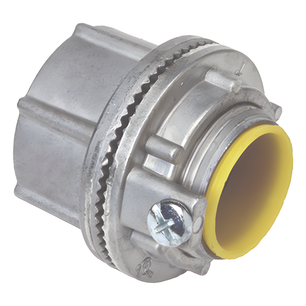 [HUB-WH-2G] Conector Myers de Zinc 3/4" con Tornillo de Tierra