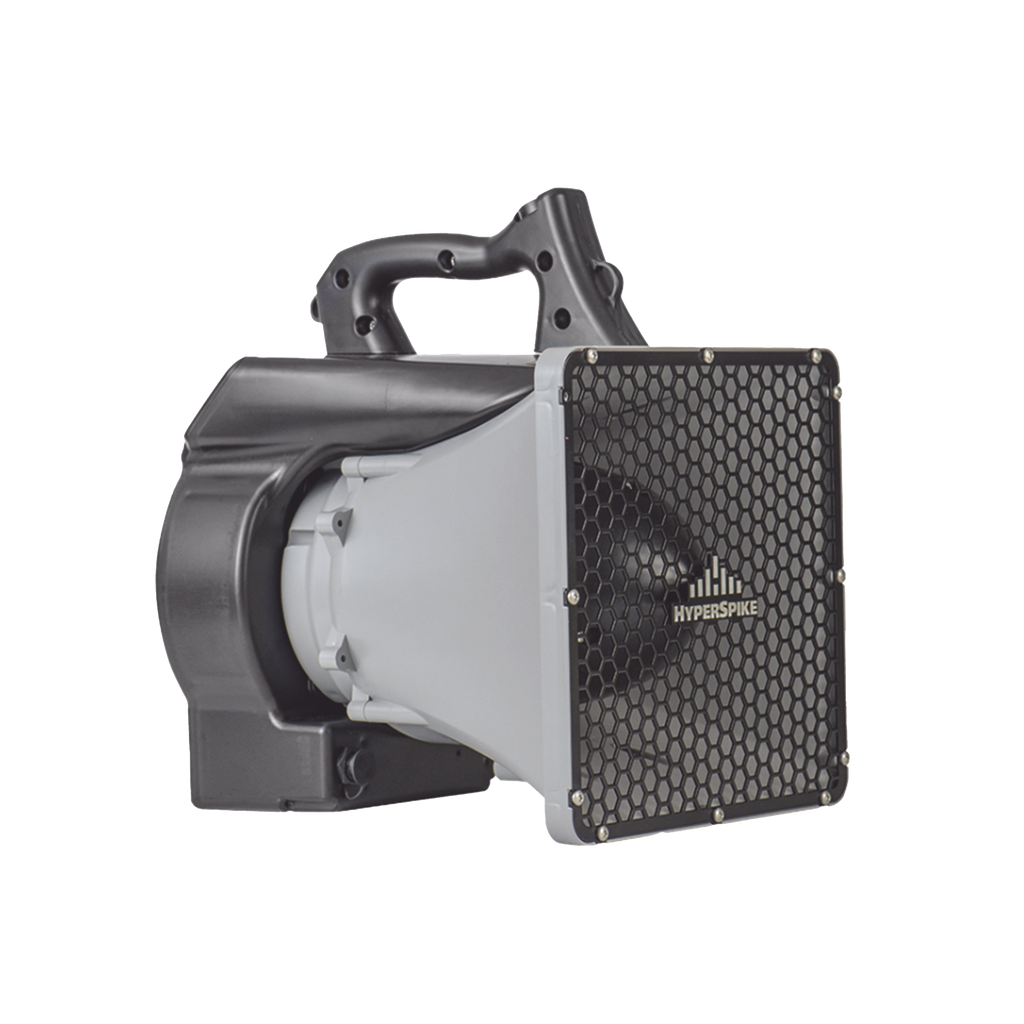 [90199A-802-04] Altavoz Portátil De Alta Fidelidad HyperSpike® Serie HS-10, Con Aislante De Ruido, Color Gris Con Negro