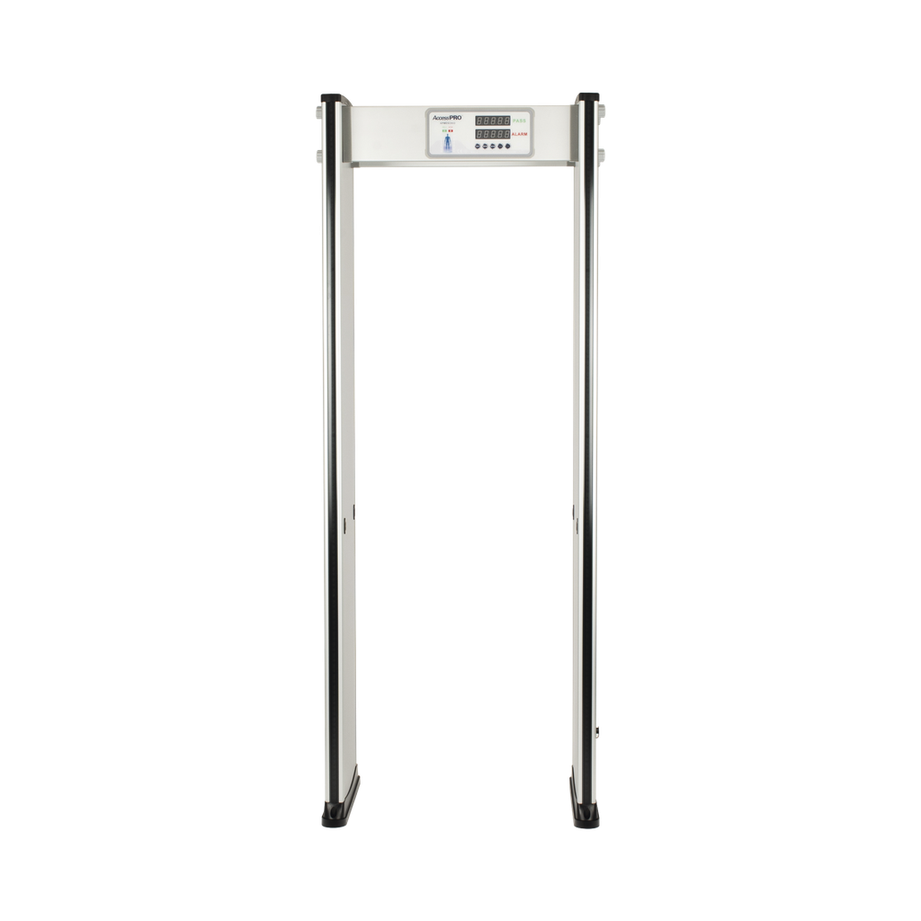[AP-MESC6-V2] Detector de Metales AccessPRO / 6 Zonas / Interior / 2000 Niveles de Sensibilidad / Contador 99,999