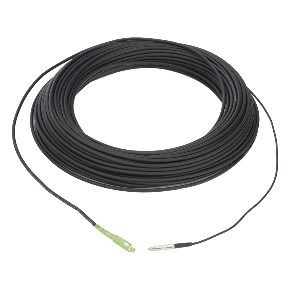 Bobina de fibra óptica 100 m, monomodo