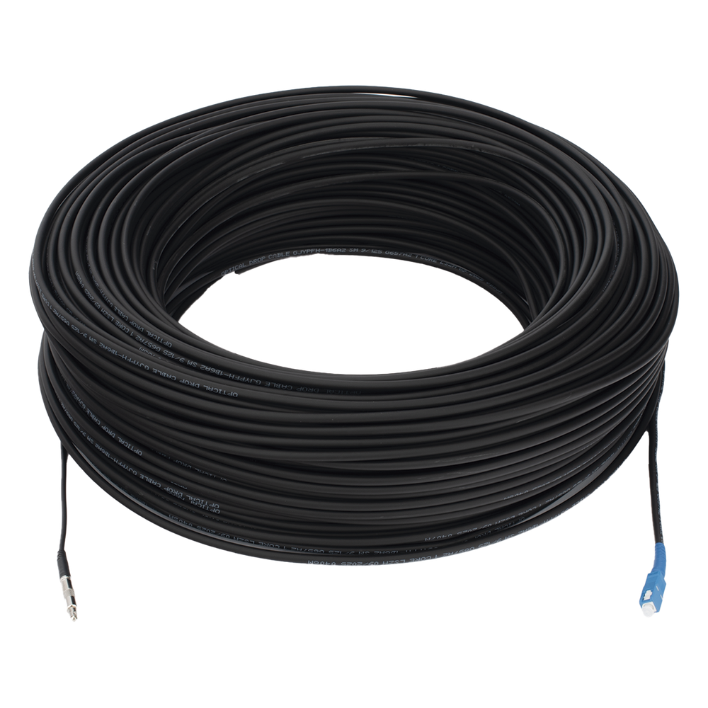 Bobina de fibra óptica 200 m, monomodo