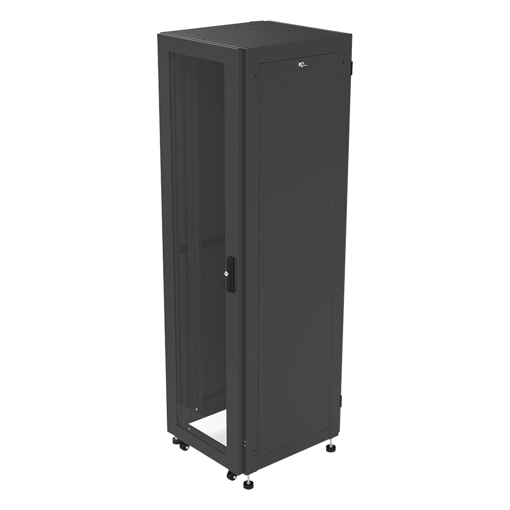 [LP-6060-42U-R2] Gabinete para Telecomunicaciones Rack Estándar de 19", 42UR, 600 mm Ancho x 600 mm Profundidad. Fabricado en Acero, Se envía el Gabinete Armado