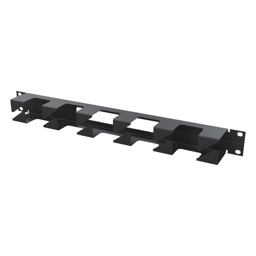 Organizador de cables horizontal 1U, 19"