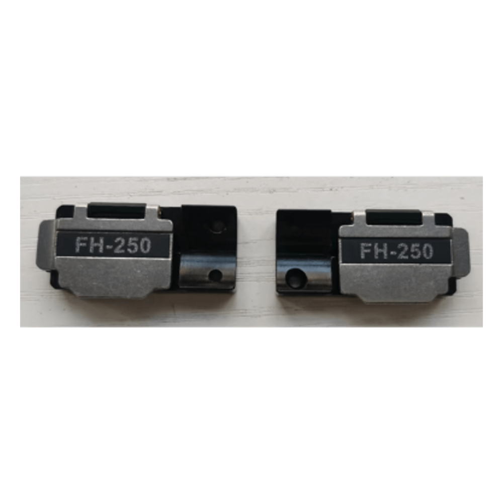 Par de Holders para Fibra Óptica 250 Micras para Fusionadora