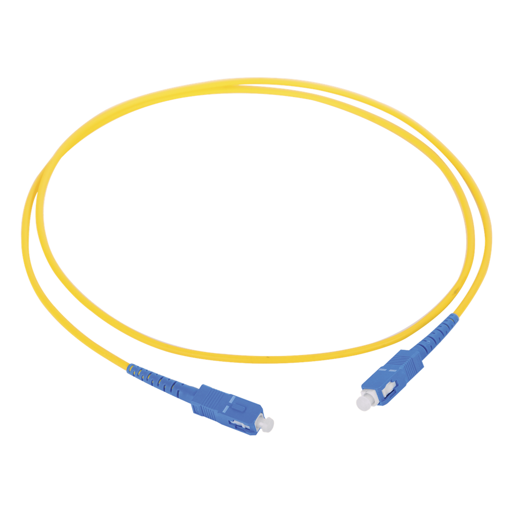 Jumper de fibra óptica monomodo, simplex, 1 m