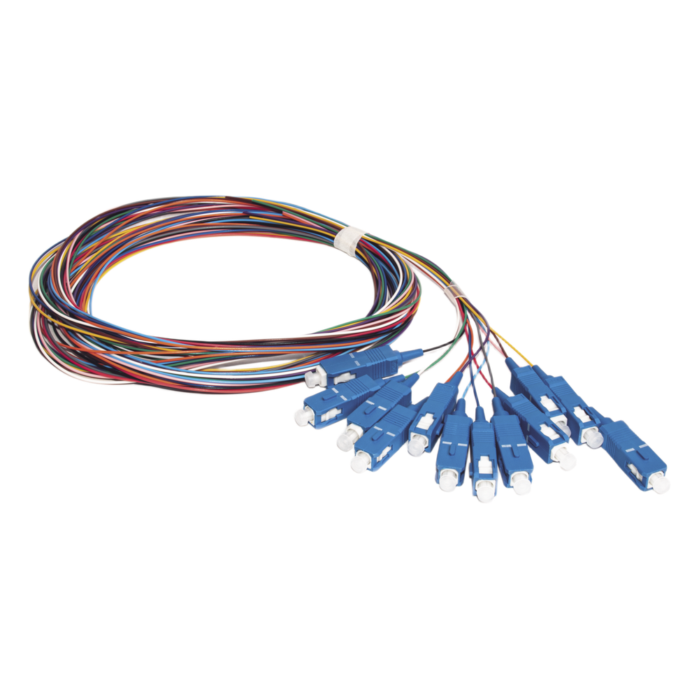 Kit de 12 Pigtails SC / UPC Monomodo 2 Metros (6.56 Pies)