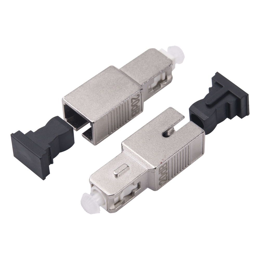 [LP-FOAD-6107] Atenuador Óptico Macho-Hembra con Conector SC / UPC de 15dB para Fibra Monomodo