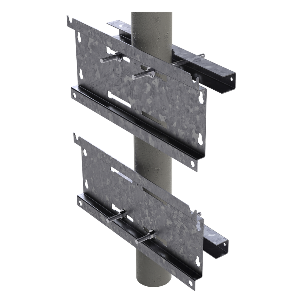 [LP-FORTE-16U-BRA-R2] Herraje para Fijación a Pared, Torre o Poste compatible con LP-FORTE-16UR3 y LP-FORTE-24U-R3