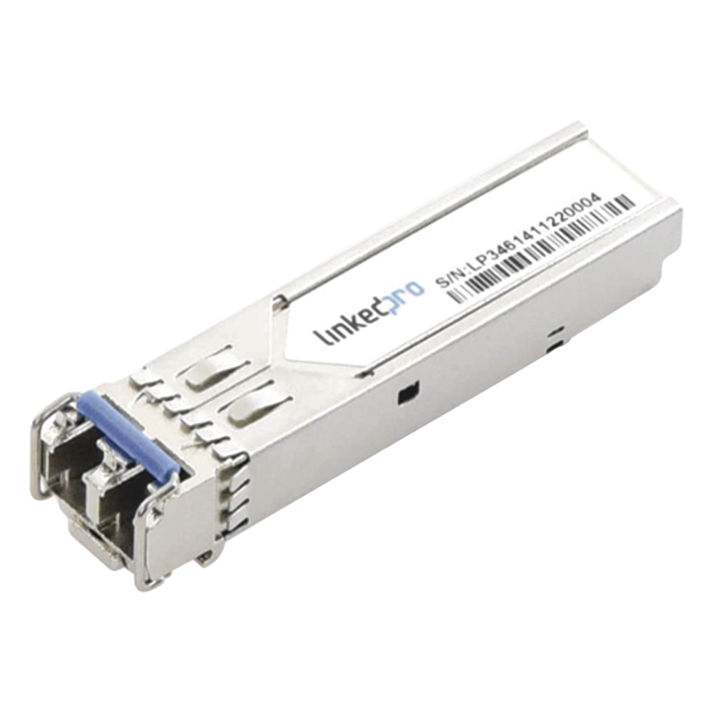 Transceptor Óptico Industrial SFP+ (Mini-Gbic) / Monomodo 1310 nm / 10 Gbps / 10GBASE / Conectores LC / UPC Dúplex / DDM / Hasta 5 km