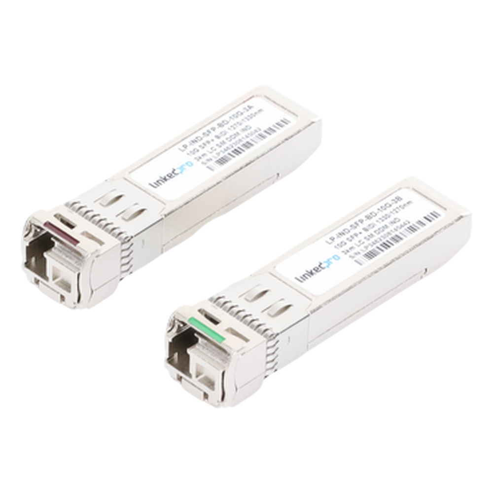 Transceptor SFP+ 10 Gbps, monomodo, 3 km, 1330 nm, LC