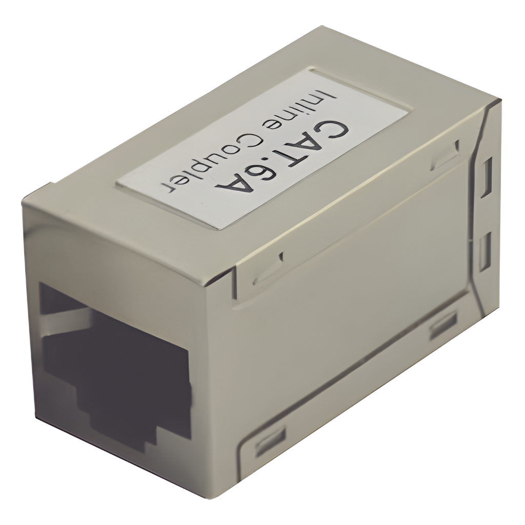 Acoplador STP Cat6A Hembra RJ45 a RJ45 Hembra