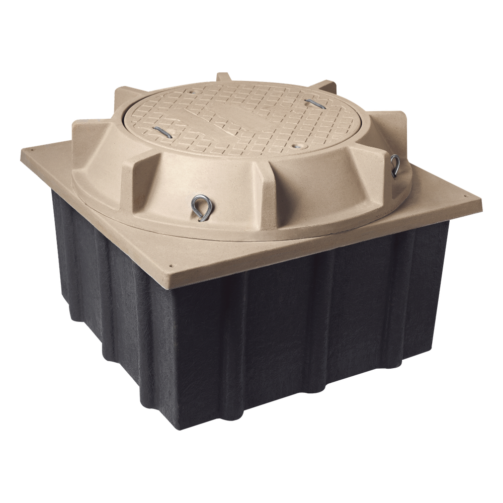 Registro Mini Manhole con Tapa de Concreto Polimérico 1.22 m x