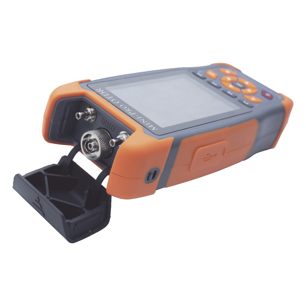 Medidor de Potencia Óptica (OPM) para Fibra Óptica en Redes FTTx / Soporta 3 Longitudes de Onda: 1310nm, 1490nm y 1550nm / Rango de Medición de -40 a 25dBm / Incluye Función VFL 10mW / Función para Probar de Cables