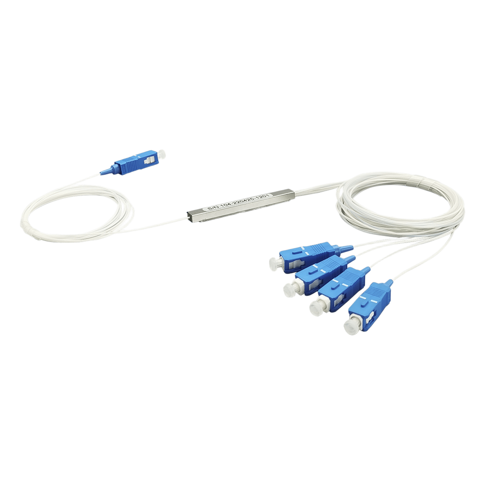 Splitter de fibra óptica 1x4, SC / UPC