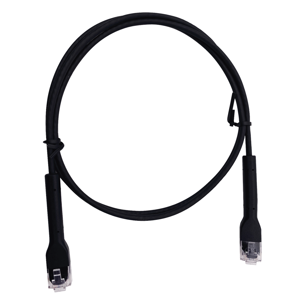 Patch cord Cat6 1 m, negro
