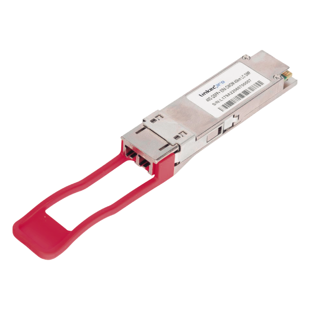 Transceptor Óptico QSFP28 (Mini-Gbic) / Multimodo 850 nm / 100 Gbps / Conectores LC / UPC Dúplex / DDM / Hasta 100 m
