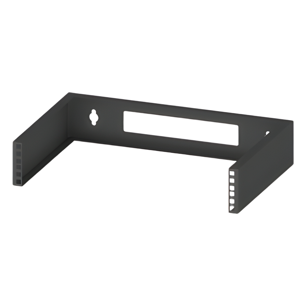 [LP-RAP-1202] Rack Abierto de montaje en Pared, de 19in, Espacio para 2 Unidades de rack, Se envía el Gabinete Armado