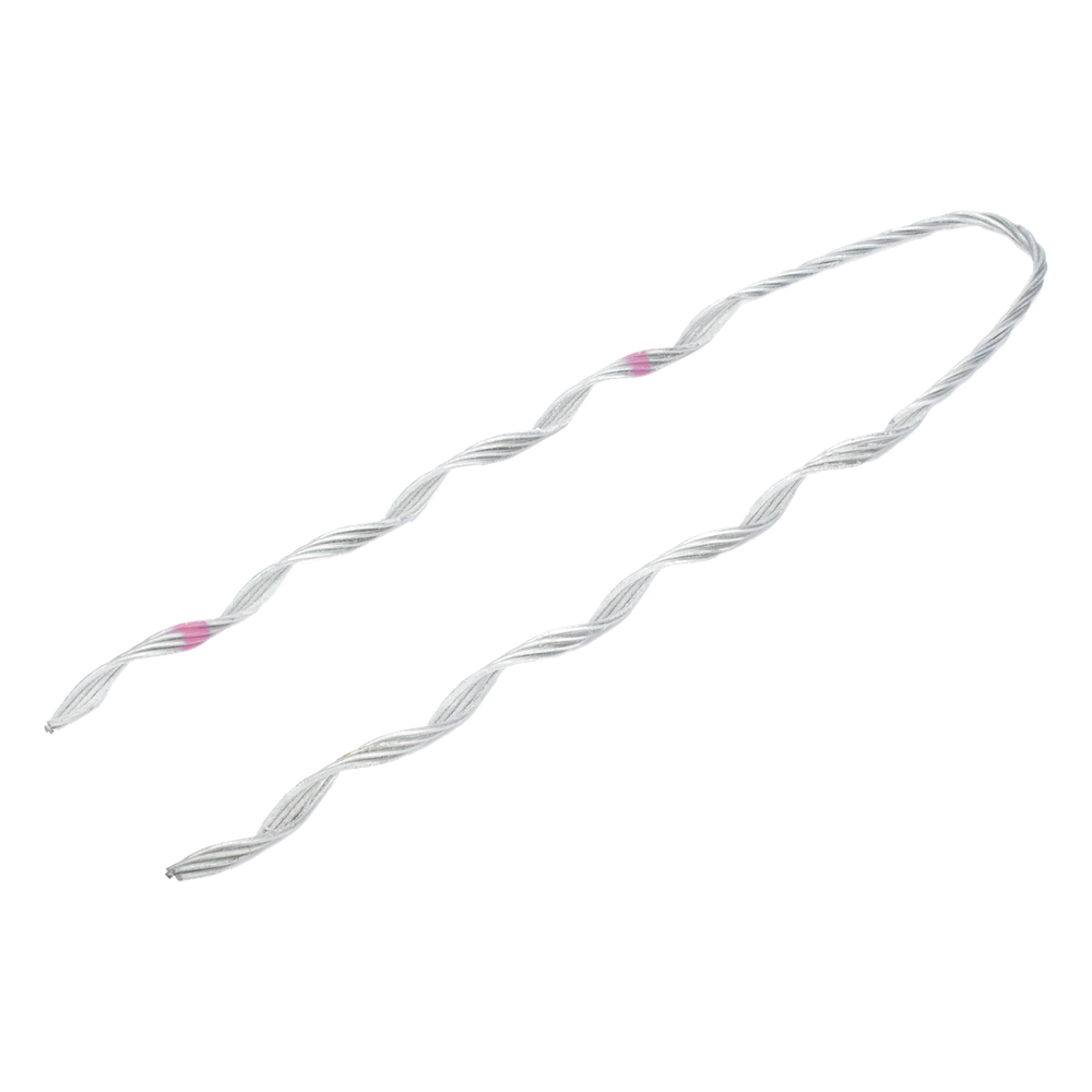 [LP-RP7508] Remate Preformado de Acero Galvanizado para Fibra Mini-ADSS de 24 hilos, diámetros 7.5 - 8 mm