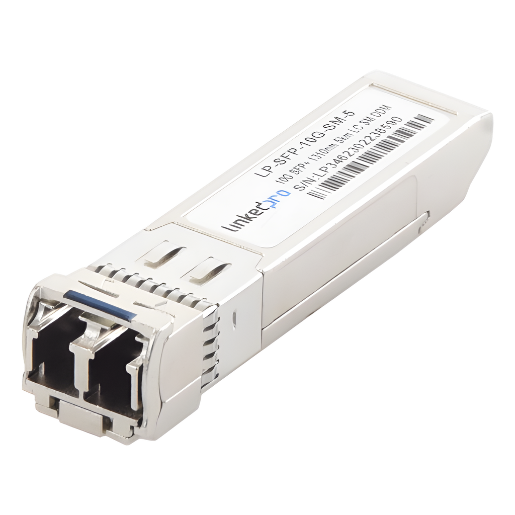 Transceptor SFP+ 10 Gbps, monomodo, 5 km, 1310 nm, LC