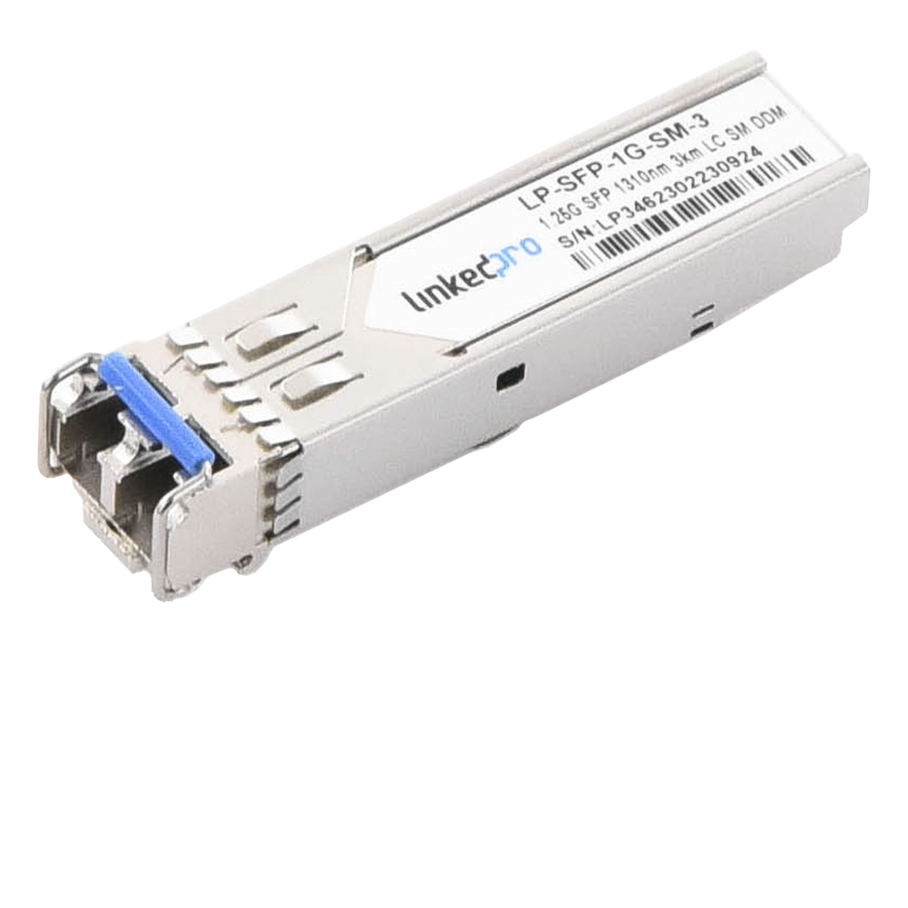Transceptor SFP 1.25 Gbps, monomodo, 3 km, 1310 nm, LC
