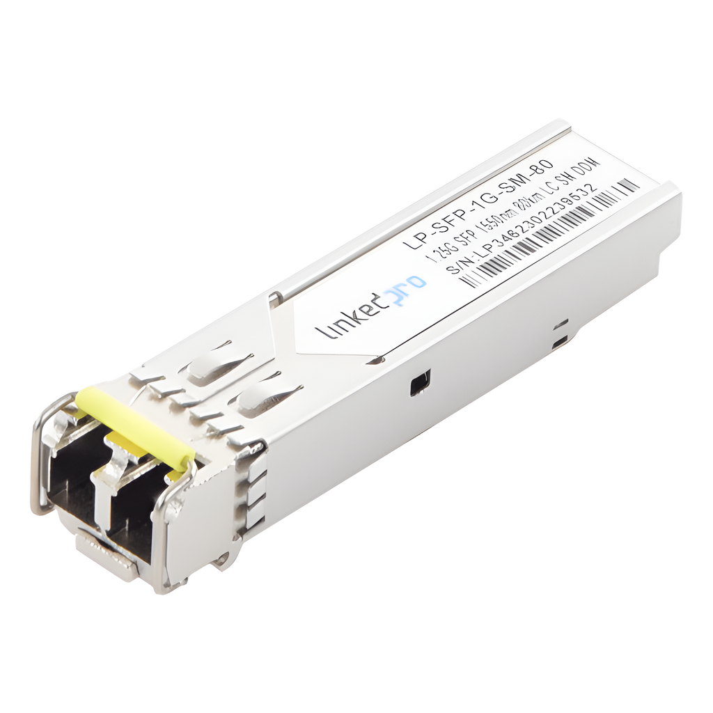 Transceptor SFP 1.25 Gbps, monomodo, 80 km, 1550 nm, LC