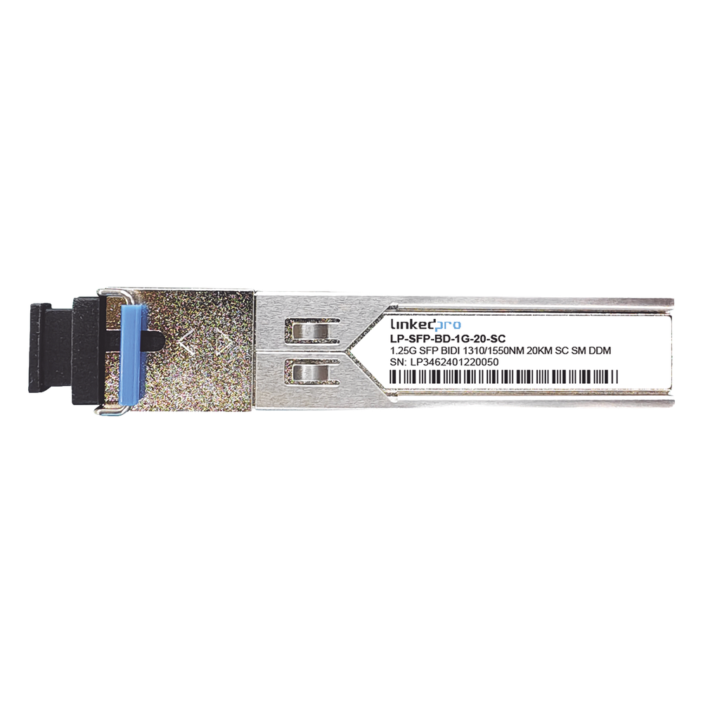Transceptor SFP 1.25 Gbps, monomodo, 20 km, 1550 nm
