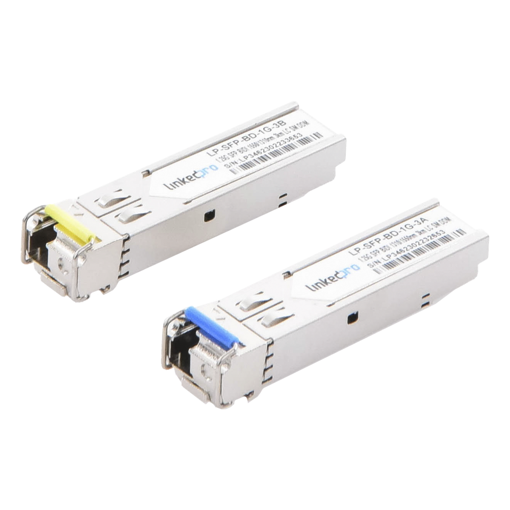 Transceptor SFP 1.25 Gbps, monomodo, 3 km, 1550 nm, LC