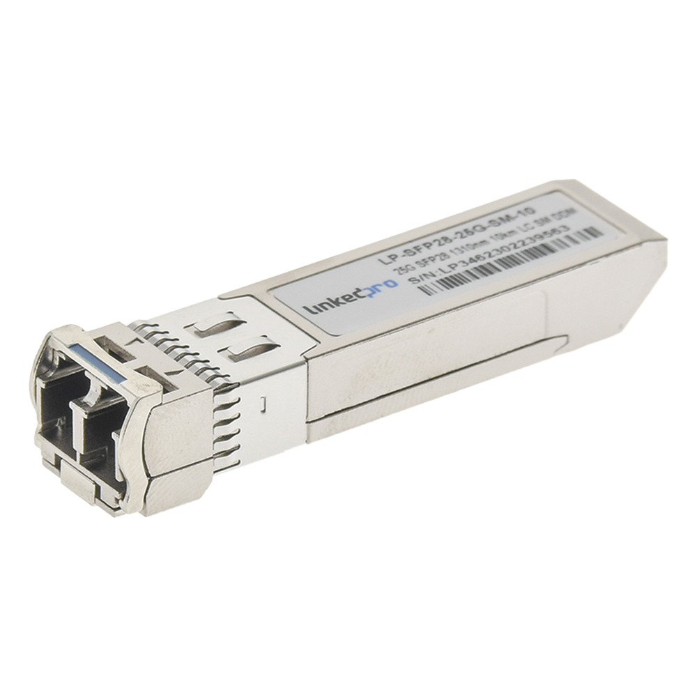 Transceptor SFP28 25 Gbps, monomodo, 10 km, 1310 nm, LC