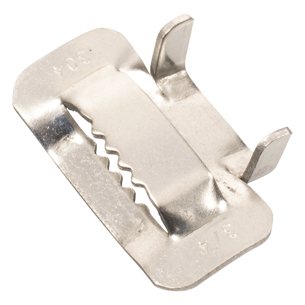 Hebilla de Acero Inoxidable T, 3 / 4", 100 piezas