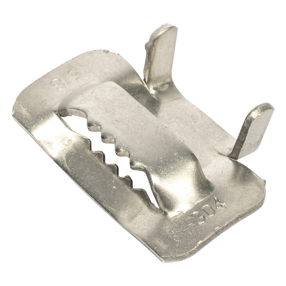 Hebilla de acero Inoxidable T, 5/8", 100 piezas