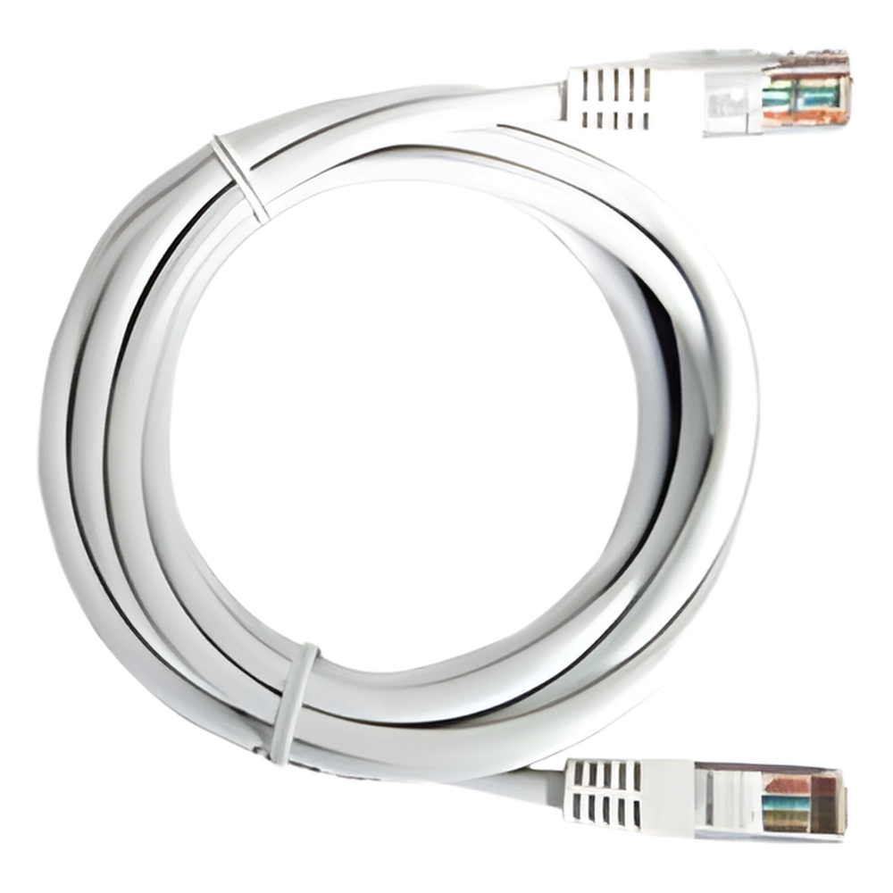 Patch cord Cat5e UTP, 0.5 m, blanco