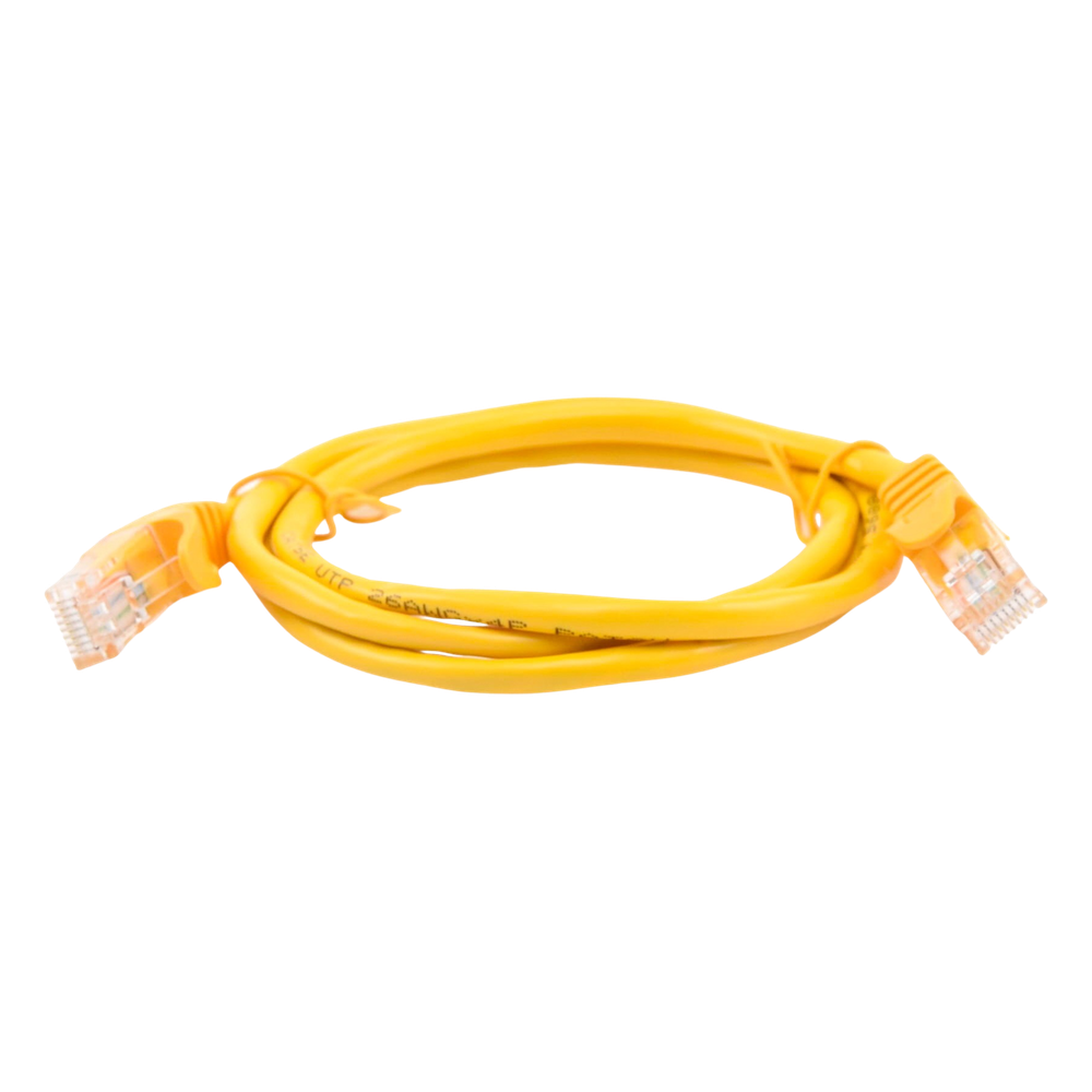 Patch cord Cat5e UTP, 1 m, amarillo