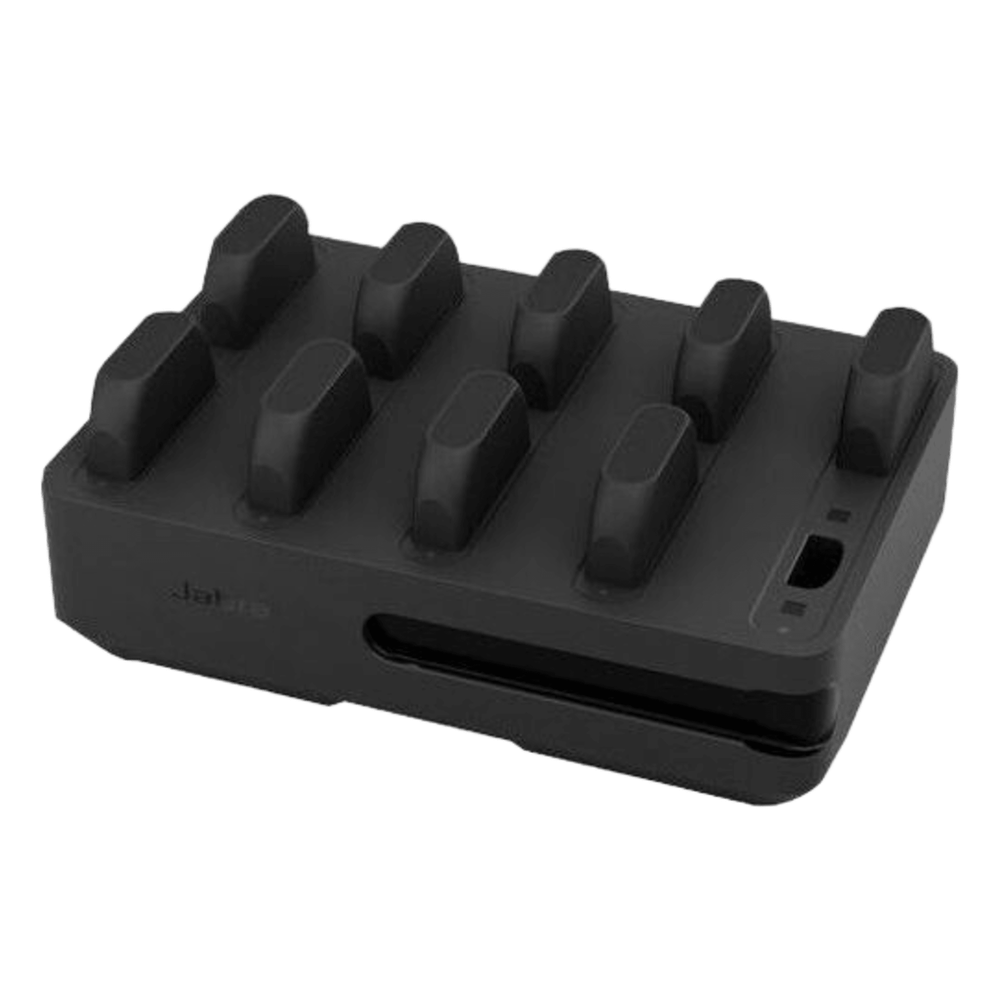 [PERFORM75-10BAY-CHG] Estación de Carga 10 Bays / Para Jabra Perform 75 / Alimentación 12V / Carga Simultánea Múltiple / LED Indicadores / Certificaciones Internacionales (14217-10))
