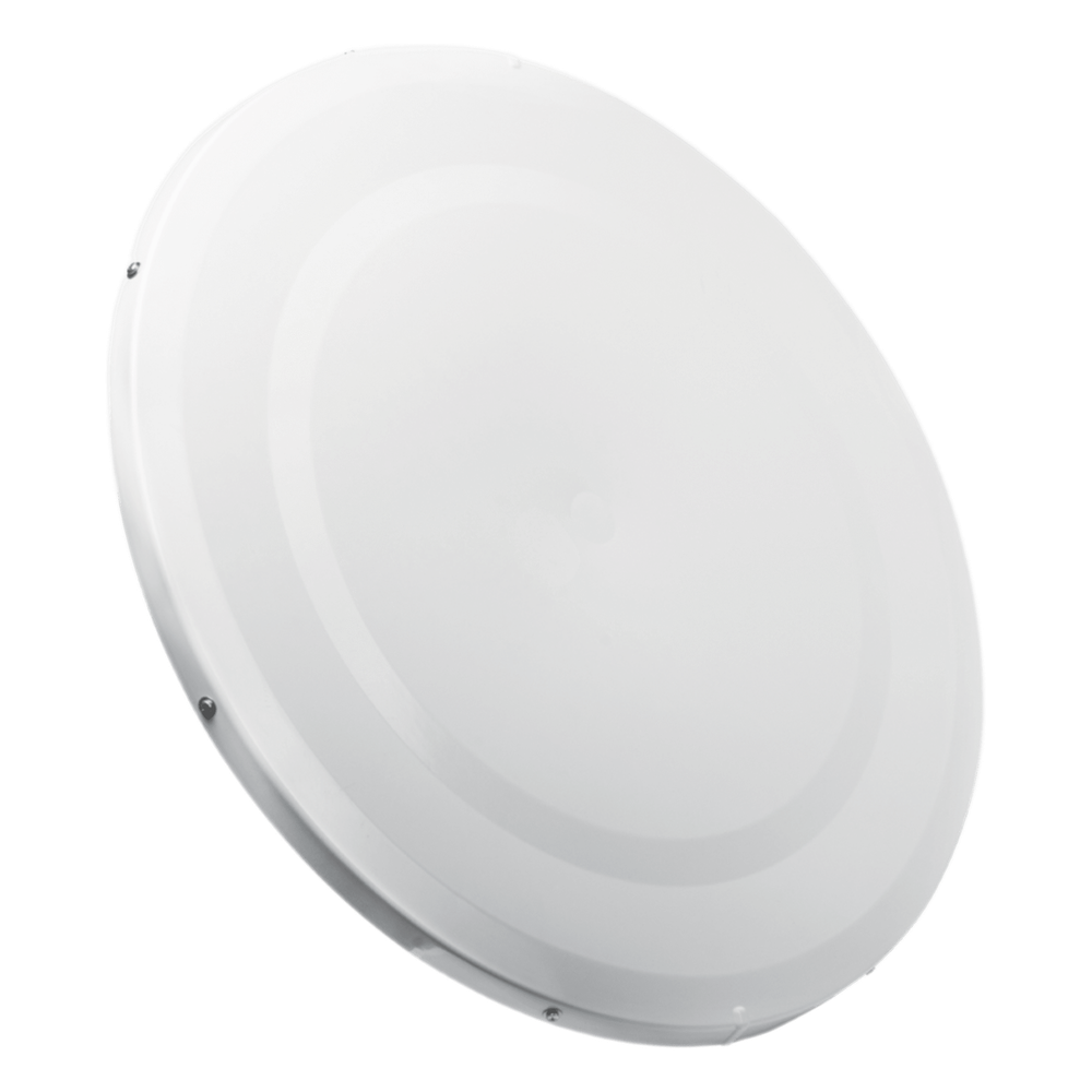 Antena Direccional de Alto Rendimiento / 33.0 ± 1 dBi / 3 ft / 5.9-7 GHz / Conectores SMA Hembra Inverso / Alto Aislamiento al Ruido / Fácil montaje y herraje de acero inoxidable / Radomo Incluido