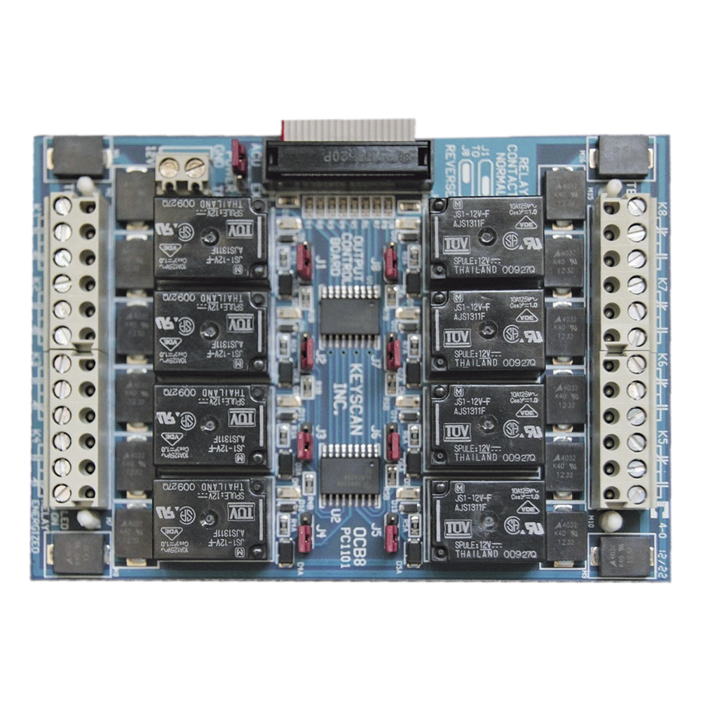 Tarjeta de relevador de 8 salidas KEYSCAN