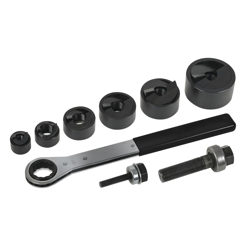 Juego de 6 Sacabocados de 1 / 2 a 2 Pulgadas (12.7 a 50.8 mm). con Estuche